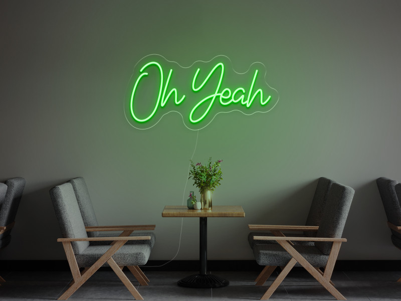 Oh Yeah - Insegne al neon a LED